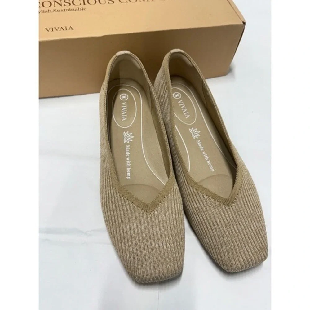 VIVAIA Casual Flats Slip on Ballet Flats Shoes Comfortable EU/40 US/9‎